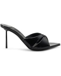 Le Silla - Shirley Crossover Patent-Finish Sandals - Lyst