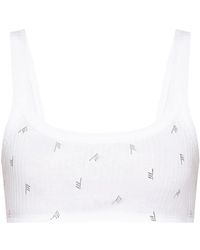 The Attico - All-Over Print Logo Top - Lyst