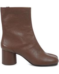 Maison Margiela - Tabi 60Mm Block-Heel Ankle Boots - Lyst