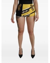 Dolce & Gabbana - Embroidered Crystal-Embellished Shorts - Lyst