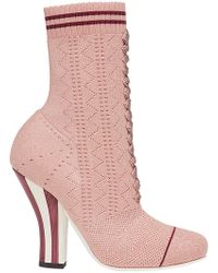 fendi woven boots