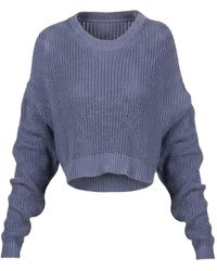 Valentino Garavani - Grob Gestrickter Cropped-Pullover - Lyst