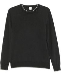 Eleventy - Contrast-Trim Wool Sweater - Lyst