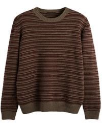 Slowear - Geelong-Wool Jacquard-Knit Sweater - Lyst