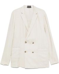 Marc O' Polo - Double-Breasted Linen Blazer - Lyst