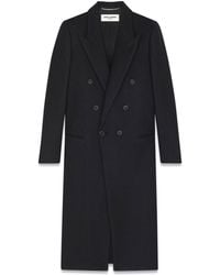 Saint Laurent - Double-breasted Trench Coat - Lyst