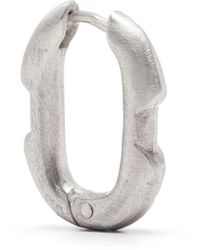 Parts Of 4 - Deco Matte Sterling Silver Single Earring - Lyst