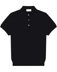 PLACE OF ELMS - Logo-Embroidered Short-Sleeve Polo Shirt - Lyst