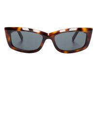 Saint Laurent - Sl 658 Rectangle-frame Sunglasses - Lyst