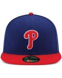 KTZ - 59Fifty Philadelphia Phillies Fitted Cap - Lyst