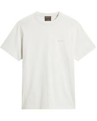 Woolrich - Logo-Embroidered Cotton T-Shirt - Lyst