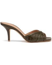 Malone Souliers - Perla Embossed Leather Sandals - Lyst