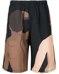 Amir Slama - Graphic-Print Deck Shorts - Lyst