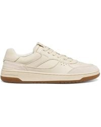 Geox - Sedral Court Panelled Lace-Up Sneakers - Lyst