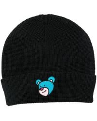 INBETWEENERS - Beanie mit Bärenstickerei - Lyst