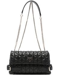 Guess - Paisleigh Quilted Chain Crossbody Bag - Lyst