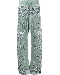 Amiri - Bandana-print Straight-leg Trousers - Lyst