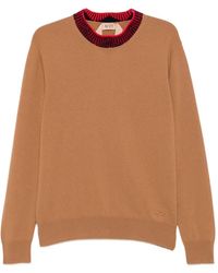 N°21 - Contrast-Trim Sweater - Lyst