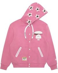 Aape By A Bathing Ape - Logo-Embroidered Hoodie - Lyst