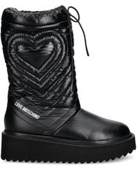 Love Moschino - Stivali Da Neve Con Plateau - Lyst