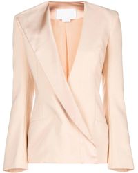 Genny - Blazer Mit Asymmetrischem Revers - Lyst