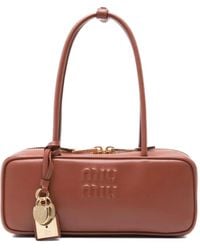 Miu Miu - Bolso shopper Beau de piel - Lyst