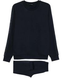 Emporio Armani - Logo-Detail Track Pants - Lyst