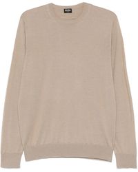 ZEGNA - Fijngebreid T-Shirt - Lyst