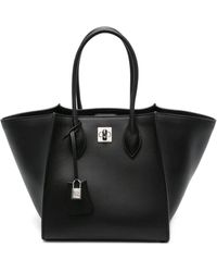 Ermanno Scervino - Sac Cabas Maggie En Cuir À Fermoir Loquet - Lyst