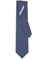 Ferragamo - Tennis-Print Silk Tie - Lyst