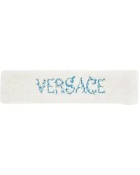 Versace - Logo-Embroidered Headband - Lyst