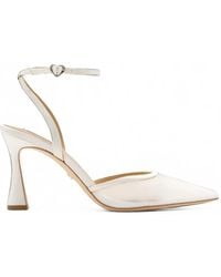 Badgley Mischka - Yordan Pointed-Toe Mesh Pumps - Lyst