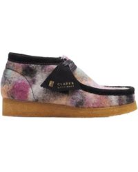 Clarks - Wallabee Wool Comb" Derby Shoes - Lyst