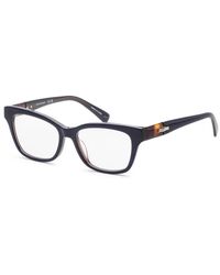 Longchamp - Tortoiseshell-Effect Rectangle-Frame Glasses - Lyst