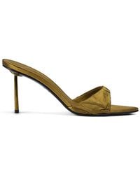 Le Silla - Bella Ruched-Strap Sandals - Lyst