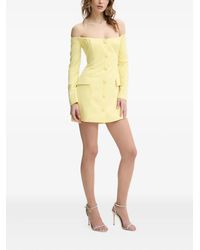 Bardot - Off-Shoulder Jurk Met Knopen - Lyst