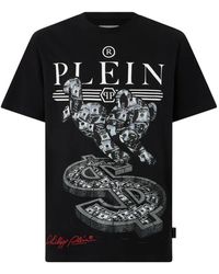 Philipp Plein - Round Neck T-Shirt Teddy Dollar - Lyst