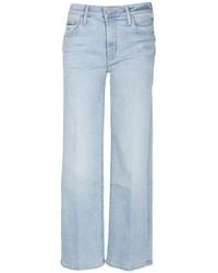 Mother - The Mid Rise Rambler Zip Ankle Jeans - Lyst
