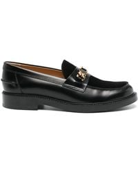 Tod's - Buckle-Detail Leather Loafers - Lyst