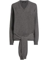 Dolce & Gabbana - Grauer Kaschmirpullover - Lyst