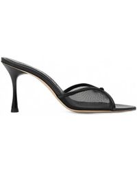 STUDIO AMELIA - Jacques Mesh-Panel Sandals - Lyst