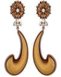 Etro - Crystal-Embellished Paisley Earrings - Lyst
