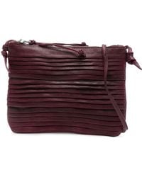 SOMMET - Country Rows Pleated Leather Shoulder Bag - Lyst