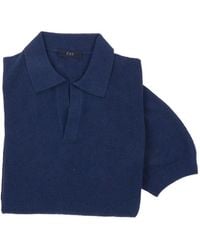 Fay - Polo À Col V - Lyst