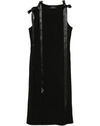 Simone Rocha - Bow Strap-Detail Midi Dress - Lyst