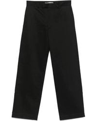 AARON ESH - Wool Trousers - Lyst