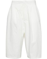 Thom Krom - Pleat-detail Tailored Shorts - Lyst