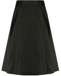 Prada Gonna svasata midi - Nero