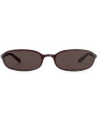 ROTATE BIRGER CHRISTENSEN - X Chimi Lunettes De Soleil À Monture Ovale Bordeaux - Lyst