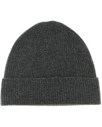 Ballantyne - Ribbed Cashmere Beanie Hat - Lyst